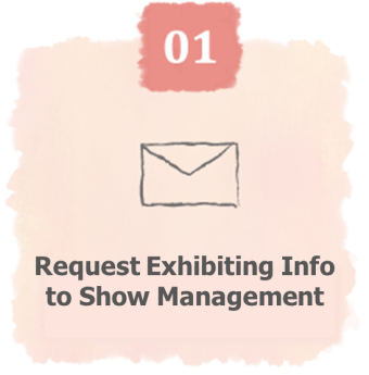 Request exhibiting info by e-mail