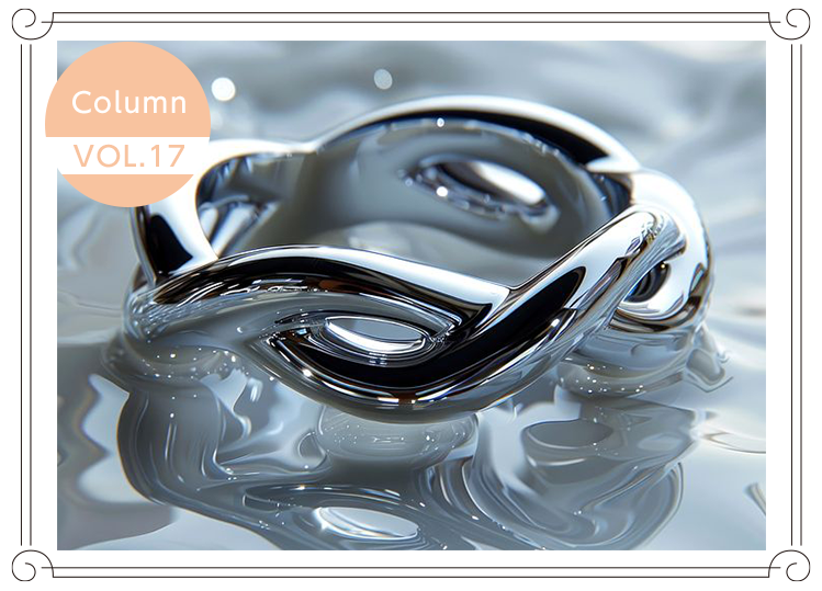 ハンドメイド 透明リング 黒い斑点 ハンドメイド 透明リング 黒い斑点